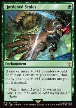 Hardened Scales⁣ - Commander: Magic: The Gathering - FINAL FANTASY⁣ (Rare)⁣ [307]
