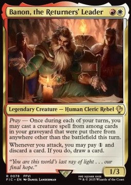 Banon, the Returners' Leader⁣ - Commander: Magic: The Gathering - FINAL FANTASY⁣ (Rare)⁣ [78]