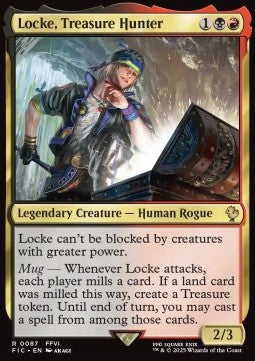 Locke, Treasure Hunter⁣ - Commander: Magic: The Gathering - FINAL FANTASY⁣ (Rare)⁣ [87]