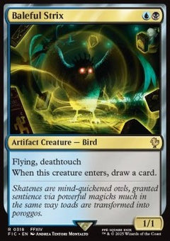 Baleful Strix⁣ - Commander: Magic: The Gathering - FINAL FANTASY⁣ (Rare)⁣ [318]