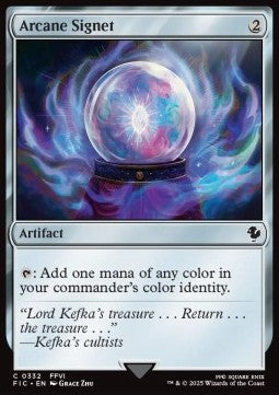 Arcane Signet (V.1)⁣ - Commander: Magic: The Gathering - FINAL FANTASY⁣ (Uncommon)⁣ [332]