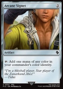 Arcane Signet (V.3)⁣ - Commander: Magic: The Gathering - FINAL FANTASY⁣ (Uncommon)⁣ [334]