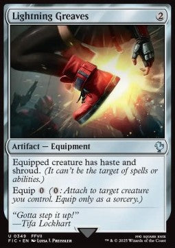 Lightning Greaves⁣ - Commander: Magic: The Gathering - FINAL FANTASY⁣ (Uncommon)⁣ [349]