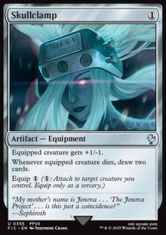 Skullclamp⁣ - Commander: Magic: The Gathering - FINAL FANTASY⁣ (Uncommon)⁣ [355]