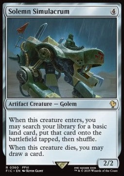 Solemn Simulacrum⁣ - Commander: Magic: The Gathering - FINAL FANTASY⁣ (Rare)⁣ [360]