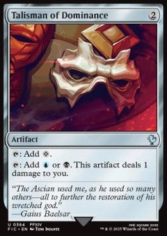 Talisman of Dominance⁣ - Commander: Magic: The Gathering - FINAL FANTASY⁣ (Uncommon)⁣ [364]