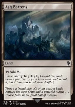Ash Barrens⁣ - Commander: Magic: The Gathering - FINAL FANTASY⁣ (Common)⁣ [374]