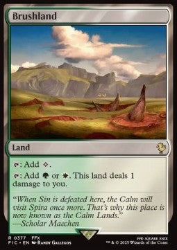 Brushland⁣ - Commander: Magic: The Gathering - FINAL FANTASY⁣ (Rare)⁣ [377]