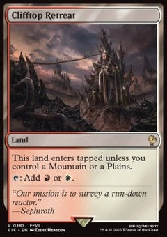 Clifftop Retreat⁣ - Commander: Magic: The Gathering - FINAL FANTASY⁣ (Rare)⁣ [381]