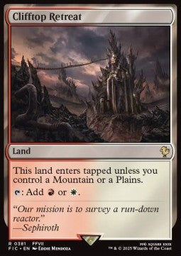 Clifftop Retreat⁣ - Commander: Magic: The Gathering - FINAL FANTASY⁣ (Rare)⁣ [381]