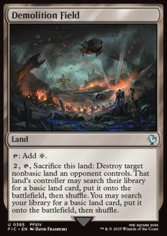 Demolition Field⁣ - Commander: Magic: The Gathering - FINAL FANTASY⁣ (Uncommon)⁣ [385]