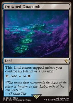 Drowned Catacomb⁣ - Commander: Magic: The Gathering - FINAL FANTASY⁣ (Rare)⁣ [388]
