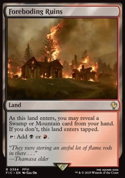 Foreboding Ruins⁣ - Commander: Magic: The Gathering - FINAL FANTASY⁣ (Rare)⁣ [394]