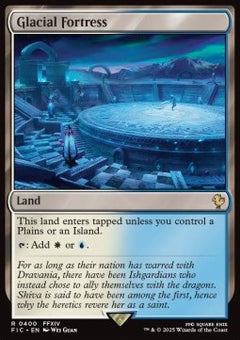 Glacial Fortress⁣ - Commander: Magic: The Gathering - FINAL FANTASY⁣ (Rare)⁣ [400]