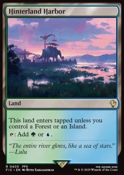 Hinterland Harbor⁣ - Commander: Magic: The Gathering - FINAL FANTASY⁣ (Rare)⁣ [403]