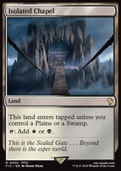 Isolated Chapel⁣ - Commander: Magic: The Gathering - FINAL FANTASY⁣ (Rare)⁣ [405]
