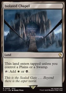 Isolated Chapel⁣ - Commander: Magic: The Gathering - FINAL FANTASY⁣ (Rare)⁣ [405]