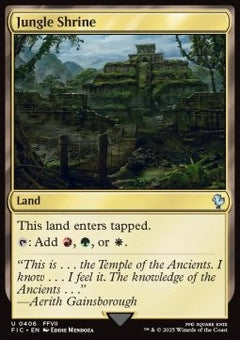 Jungle Shrine⁣ - Commander: Magic: The Gathering - FINAL FANTASY⁣ (Uncommon)⁣ [406]