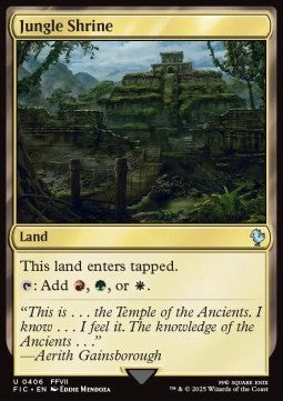 Jungle Shrine⁣ - Commander: Magic: The Gathering - FINAL FANTASY⁣ (Uncommon)⁣ [406]