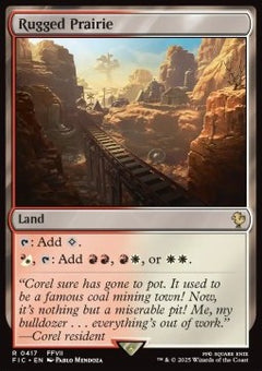 Rugged Prairie⁣ - Commander: Magic: The Gathering - FINAL FANTASY⁣ (Rare)⁣ [417]