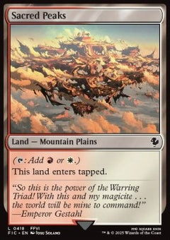Sacred Peaks⁣ - Commander: Magic: The Gathering - FINAL FANTASY⁣ (Common)⁣ [418]