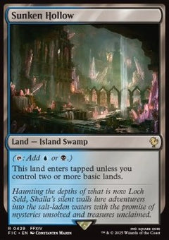 Sunken Hollow⁣ - Commander: Magic: The Gathering - FINAL FANTASY⁣ (Rare)⁣ [429]