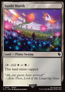 Sunlit Marsh⁣ - Commander: Magic: The Gathering - FINAL FANTASY⁣ (Common)⁣ [431]