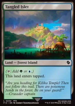 Tangled Islet⁣ - Commander: Magic: The Gathering - FINAL FANTASY⁣ (Common)⁣ [434]