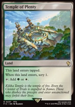 Temple of Plenty⁣ - Commander: Magic: The Gathering - FINAL FANTASY⁣ (Rare)⁣ [437]