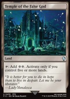 Temple of the False God⁣ - Commander: Magic: The Gathering - FINAL FANTASY⁣ (Uncommon)⁣ [438]