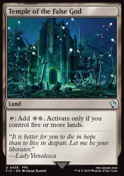 Temple of the False God⁣ - Commander: Magic: The Gathering - FINAL FANTASY⁣ (Uncommon)⁣ [438]