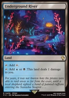 Underground River⁣ - Commander: Magic: The Gathering - FINAL FANTASY⁣ (Rare)⁣ [439]