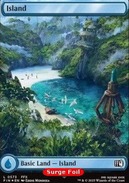 Island⁣ - Magic: The Gathering - FINAL FANTASY: Extras⁣ (Land)⁣ [573]