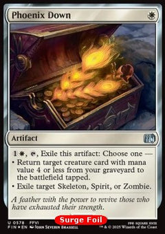 Phoenix Down⁣ - Magic: The Gathering - FINAL FANTASY: Extras⁣ (Uncommon)⁣ [578]