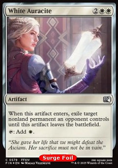 White Auracite⁣ - Magic: The Gathering - FINAL FANTASY: Extras⁣ (Common)⁣ [579]