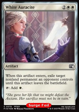 White Auracite⁣ - Magic: The Gathering - FINAL FANTASY: Extras⁣ (Common)⁣ [579]