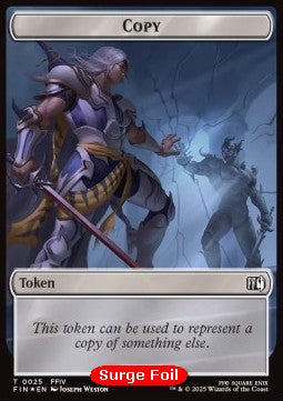 Copy Token // Moogle Token (W 1/2) (V.2)⁣ - Magic: The Gathering - FINAL FANTASY: Tokens⁣ (Token)⁣ [T 25/34]