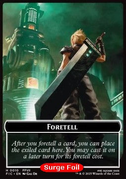 Foretell Token // Treasure Token (V.2)⁣ - Magic: The Gathering - FINAL FANTASY: Tokens⁣ (Token)⁣ [CT 10/36]