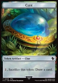 Clue Token // Treasure Token (V.1)⁣ - Magic: The Gathering - FINAL FANTASY: Tokens⁣ (Token)⁣ [CT 9/23]