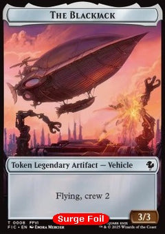 The Blackjack Token (A 3/3) // The Monarch (V.2)⁣ - Magic: The Gathering - FINAL FANTASY: Tokens⁣ (Token)⁣ [CT 8/11]