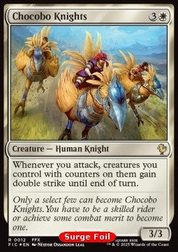 Chocobo Knights⁣ - Commander: Magic: The Gathering - FINAL FANTASY: Collector's Edition⁣ (Rare)⁣ [12]