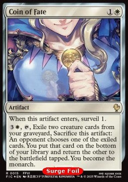Coin of Fate⁣ - Commander: Magic: The Gathering - FINAL FANTASY: Collector's Edition⁣ (Rare)⁣ [15]