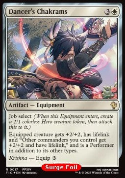 Dancer's Chakrams⁣ - Commander: Magic: The Gathering - FINAL FANTASY: Collector's Edition⁣ (Rare)⁣ [17]