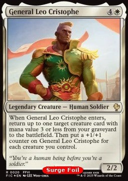 General Leo Cristophe⁣ - Commander: Magic: The Gathering - FINAL FANTASY: Collector's Edition⁣ (Rare)⁣ [20]
