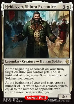 Heidegger, Shinra Executive⁣ - Commander: Magic: The Gathering - FINAL FANTASY: Collector's Edition⁣ (Rare)⁣ [21]