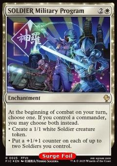 SOLDIER Military Program⁣ - Commander: Magic: The Gathering - FINAL FANTASY: Collector's Edition⁣ (Rare)⁣ [25]