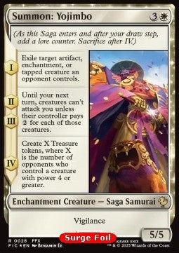 Summon: Yojimbo⁣ - Commander: Magic: The Gathering - FINAL FANTASY: Collector's Edition⁣ (Rare)⁣ [28]