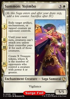 Summon: Yojimbo⁣ - Commander: Magic: The Gathering - FINAL FANTASY: Collector's Edition⁣ (Rare)⁣ [28]