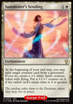 Summoner's Sending⁣ - Commander: Magic: The Gathering - FINAL FANTASY: Collector's Edition⁣ (Rare)⁣ [29]