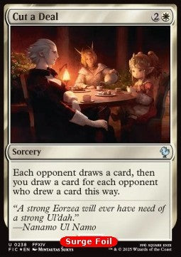 Cut a Deal⁣ - Commander: Magic: The Gathering - FINAL FANTASY: Collector's Edition⁣ (Uncommon)⁣ [238]